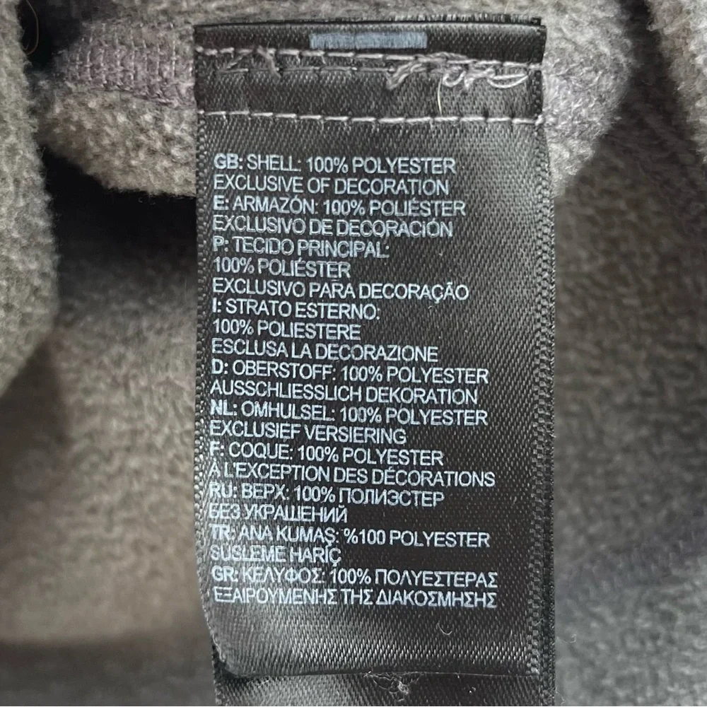 The North Face Men's Gray 1/4 Zip Fleece Pullover L Large TKA Glacier Mid-Layer
